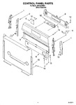 Diagram for 02 - Control Panel Parts