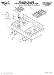 Diagram for 01 - Cooktop Parts