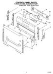 Diagram for 02 - Control Panel Parts