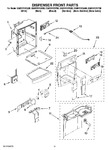 Diagram for 08 - Dispenser Front Parts