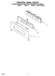 Diagram for 02 - Control Panel Parts