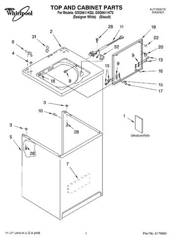 Diagram for GSQ9611KQ2