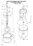 Diagram for 03 - Agitator, Basket And Tub