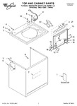 Diagram for 01 - Top And Cabinet, Literature