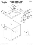 Diagram for 01 - Top And Cabinet, Literature