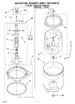 Diagram for 03 - Agitator, Basket And Tub