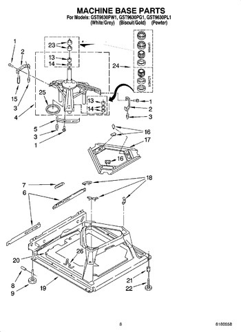 Diagram for GST9630PW1