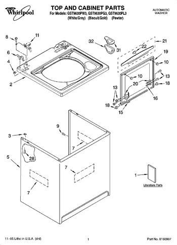 Diagram for GST9630PG3