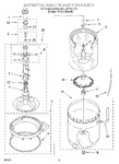 Diagram for 03 - Agitator, Basket, And Tub