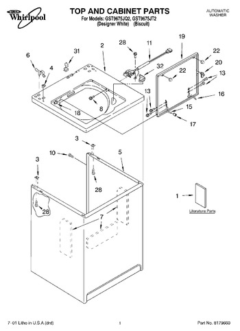 Diagram for GST9675JT2