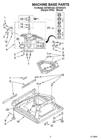 Diagram for GST9675JT2