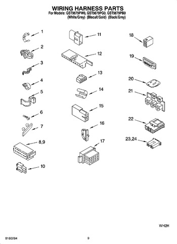 Diagram for GST9679PW0