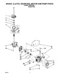 Diagram for 04 - Brake, Clutch, Gearcase, Motor And Pump