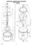 Diagram for 03 - Agitator, Basket And Tub Parts