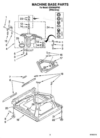 Diagram for GSW9800PW0