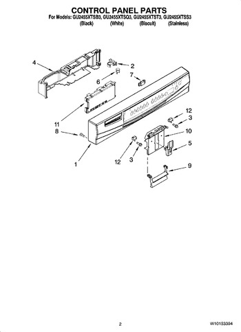 Diagram for GU2455XTSB3