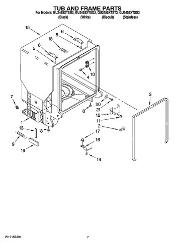 Diagram for GU2455XTSB3