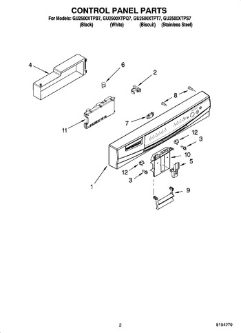 Diagram for GU2500XTPQ7