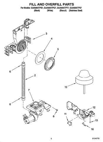 Diagram for GU2500XTPQ7