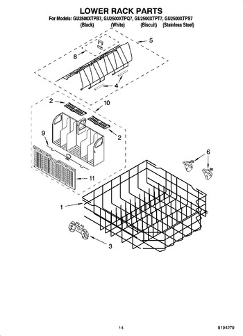 Diagram for GU2500XTPQ7