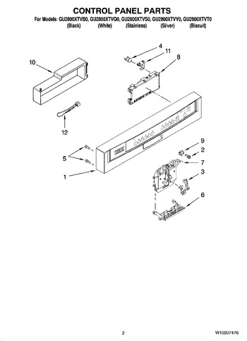 Diagram for GU2800XTVY0