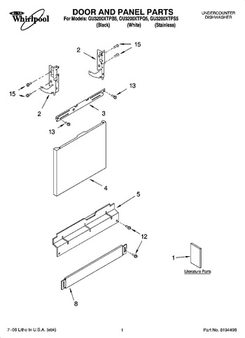 Diagram for GU3200XTPB5