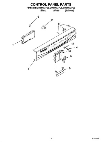 Diagram for GU3200XTPB5