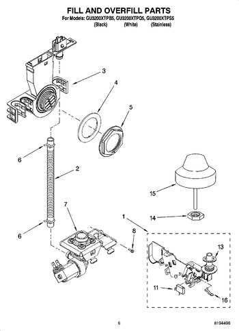 Diagram for GU3200XTPB5