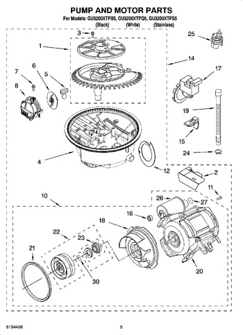 Diagram for GU3200XTPB5