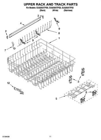 Diagram for GU3200XTPB5