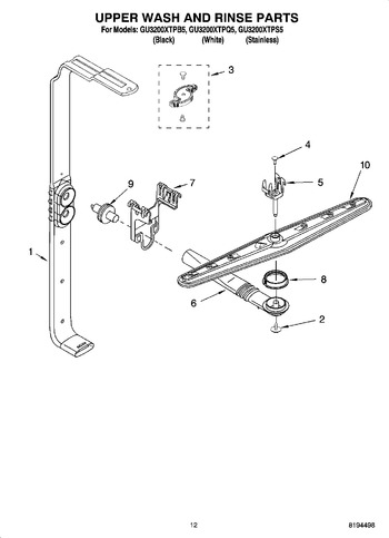 Diagram for GU3200XTPB5