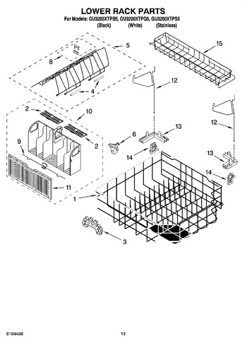 Diagram for GU3200XTPB5