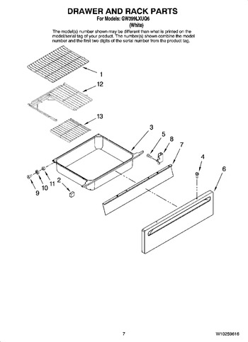 Diagram for GW399LXUQ6