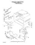 Diagram for 02 - Freezer Liner Parts