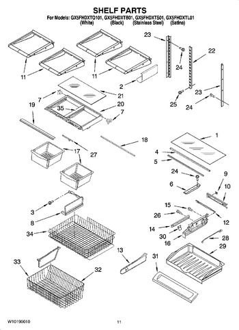 Diagram for GX5FHDXTB01