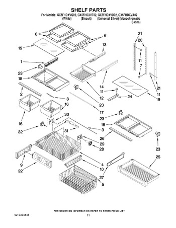 Diagram for GX5FHDXVA02