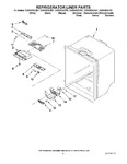 Diagram for 04 - Refrigerator Liner Parts