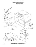 Diagram for 02 - Freezer Liner Parts