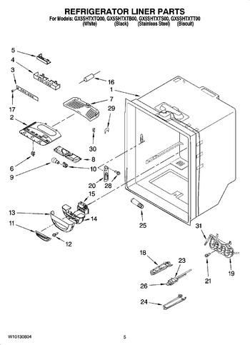 Diagram for GX5SHTXTS00