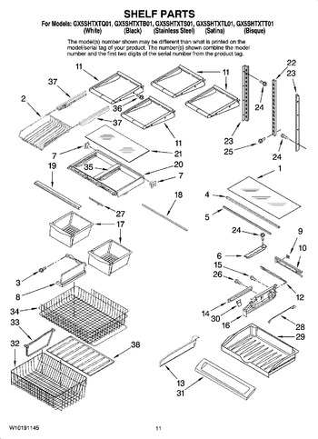 Diagram for GX5SHTXTQ01