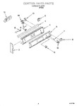 Diagram for 02 - Control Panel Parts