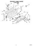 Diagram for 02 - Control Panel Parts