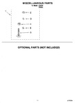 Diagram for 10 - Miscellaneous  Parts, Optional Parts (not Included)