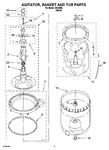 Diagram for 03 - Agitator, Basket And Tub Parts