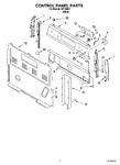 Diagram for 02 - Control Panel Parts