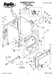 Diagram for 01 - Cabinet Parts