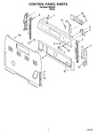 Diagram for 02 - Control Panel Parts