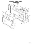 Diagram for 02 - Control Panel Parts