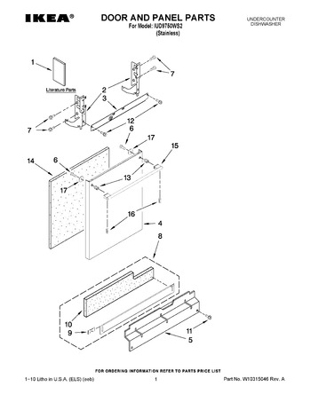 Diagram for IUD9750WS2