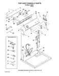 Diagram for 02 - Top And Console Parts